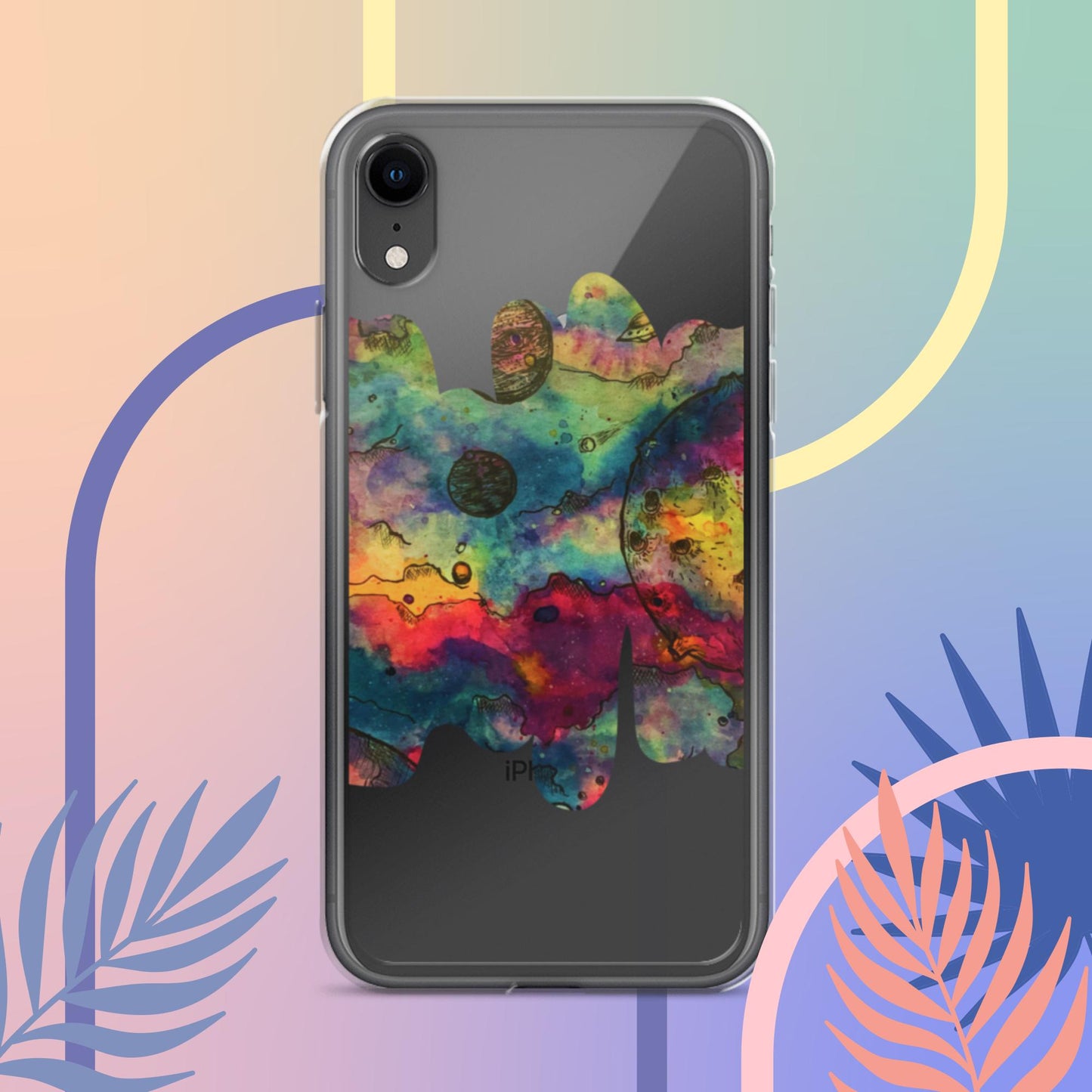 Cosmos (Dark) - Clear Case for iPhone®