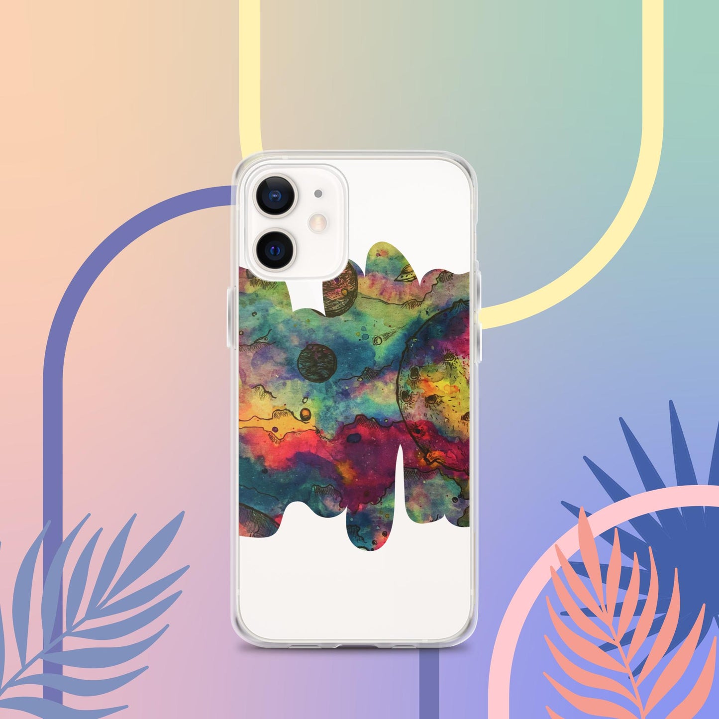 Cosmos (Dark) - Clear Case for iPhone®