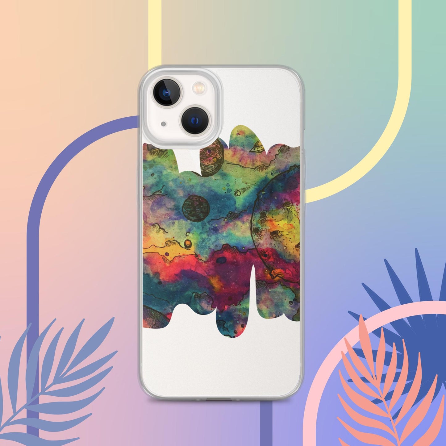 Cosmos (Dark) - Clear Case for iPhone®