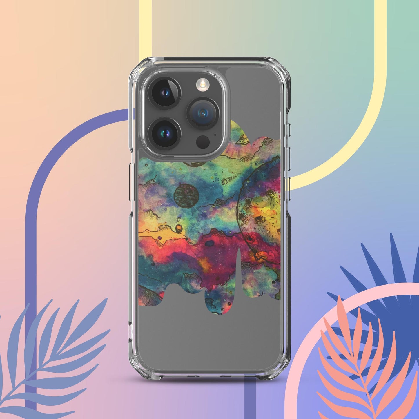 Cosmos (Dark) - Clear Case for iPhone®
