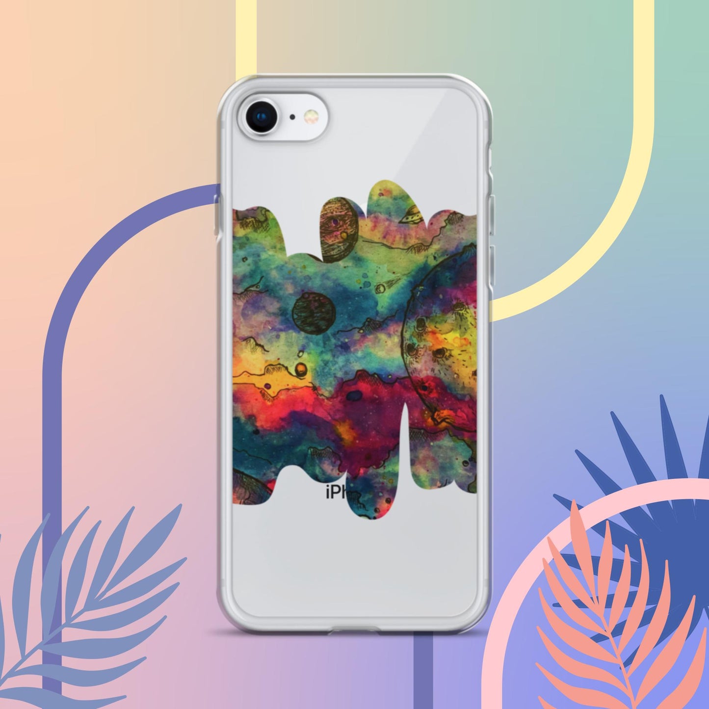 Cosmos (Dark) - Clear Case for iPhone®