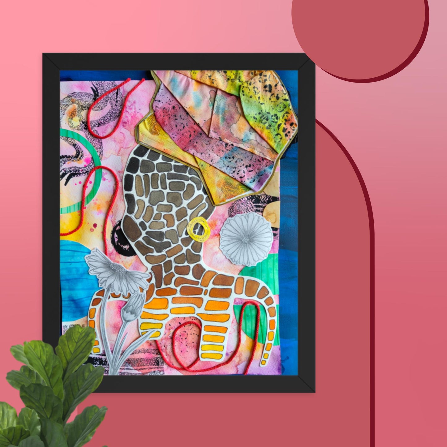 Amazing Grace - Mixed Media Poster Print
