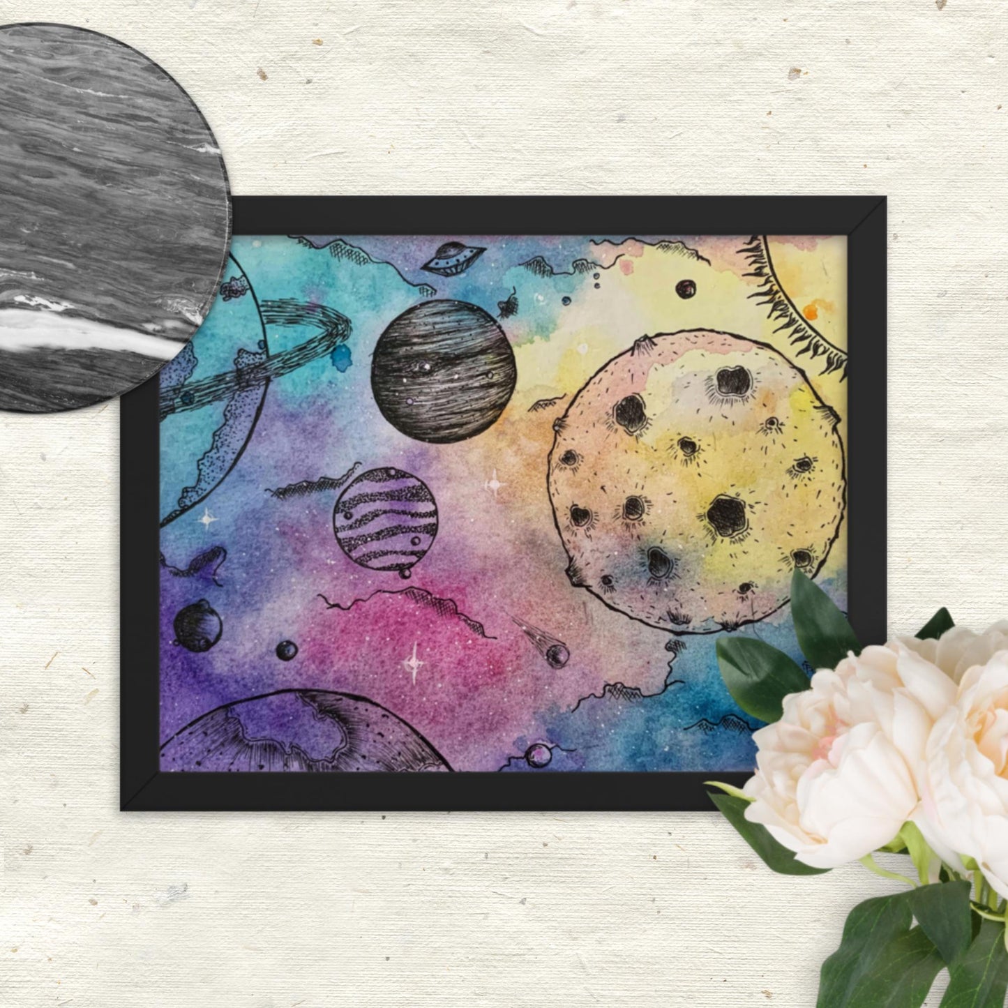 Come Back to Me (Cosmos) - Framed Poster Print