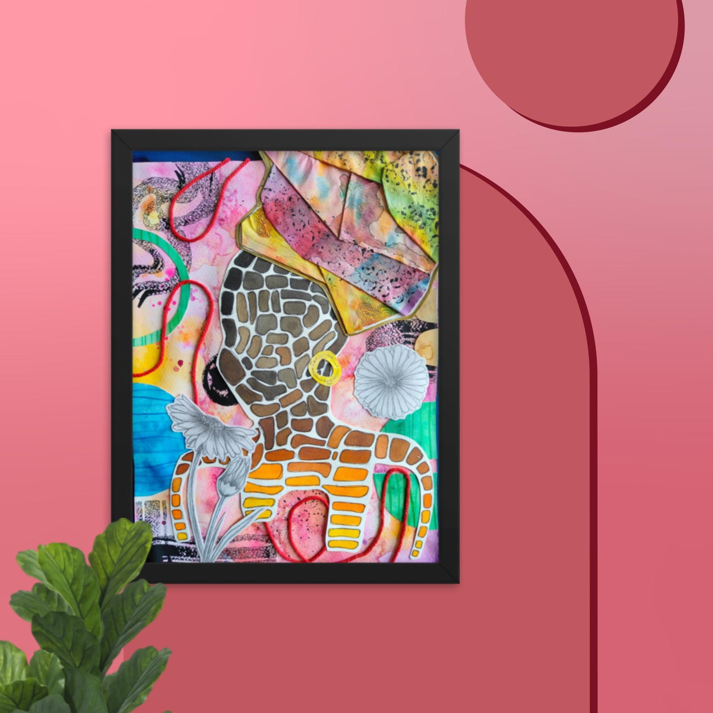 Amazing Grace - Mixed Media Poster Print
