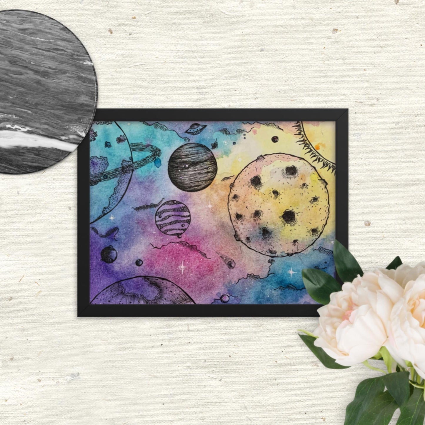 Come Back to Me (Cosmos) - Framed Poster Print
