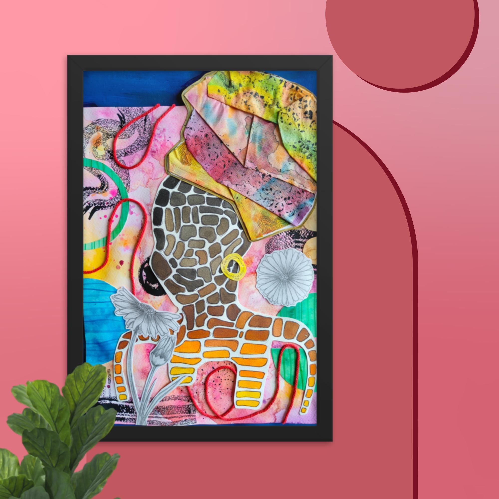 Amazing Grace - Mixed Media Poster Print