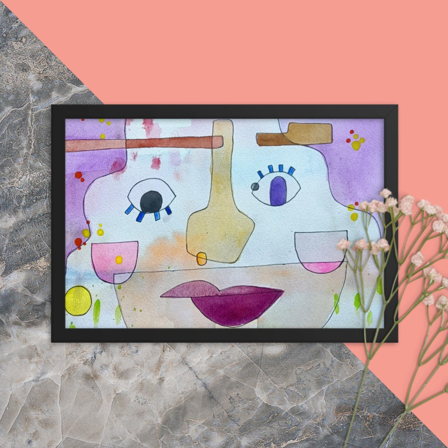 This too shall pass (1) - Framed Poster Print