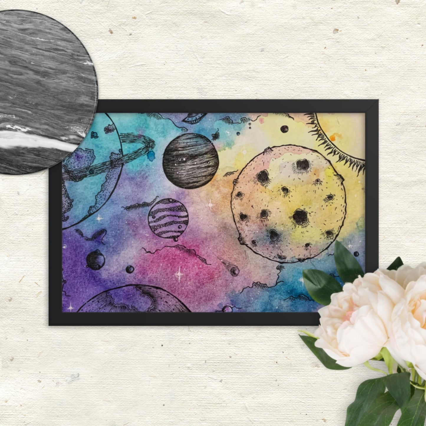 Come Back to Me (Cosmos) - Framed Poster Print