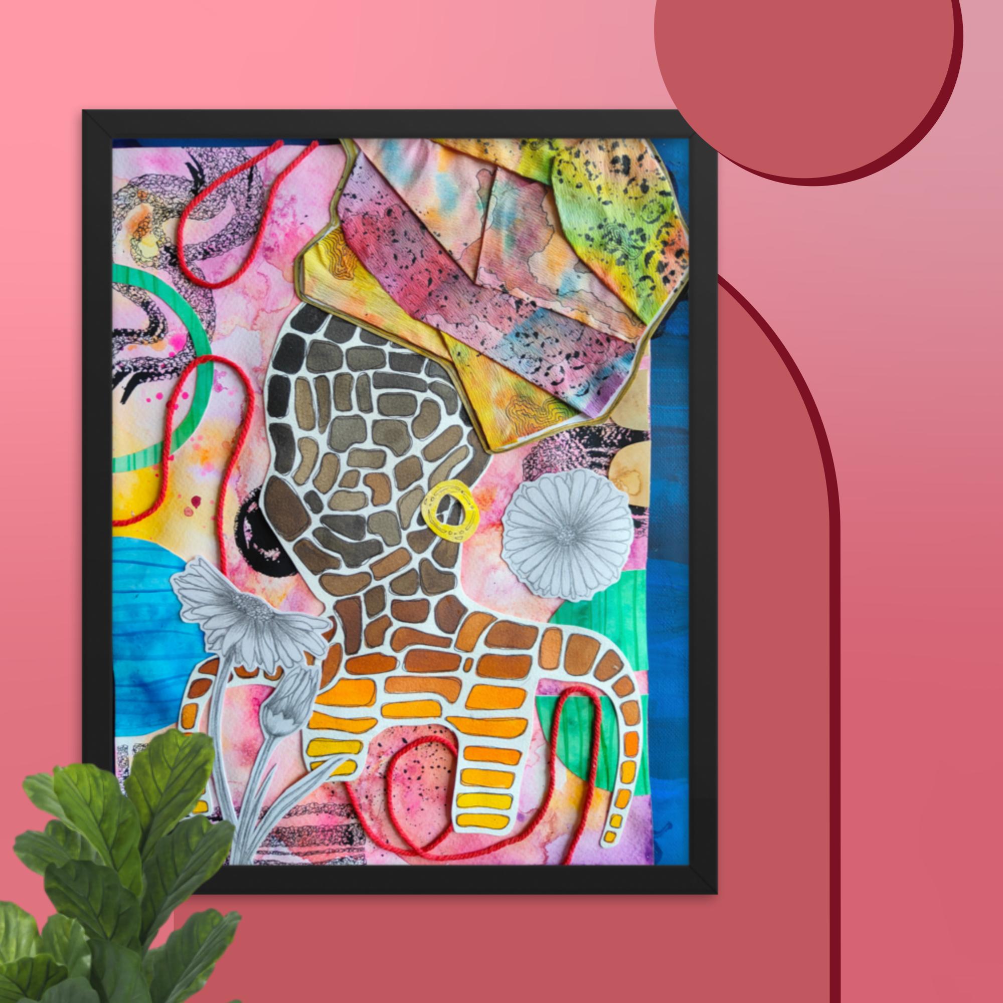 Amazing Grace - Mixed Media Poster Print