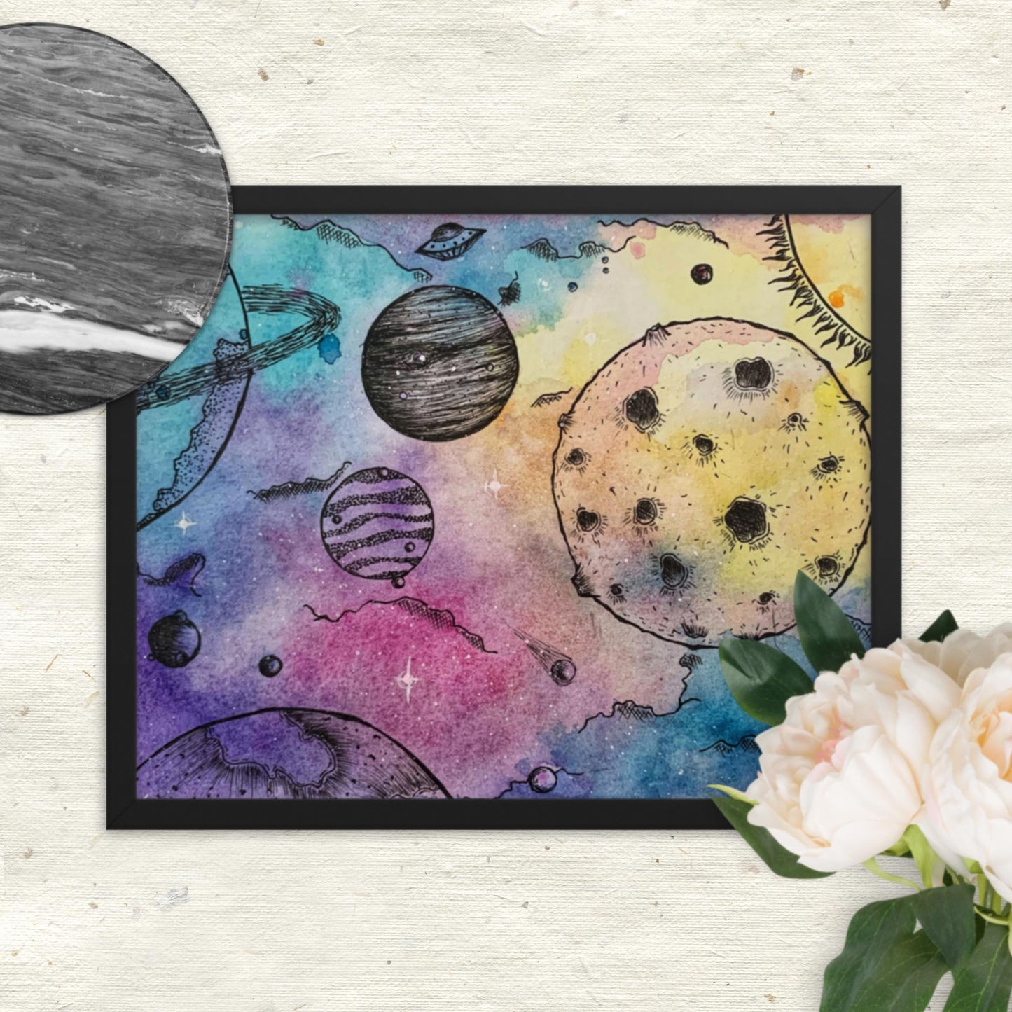 Come Back to Me (Cosmos) - Framed Poster Print