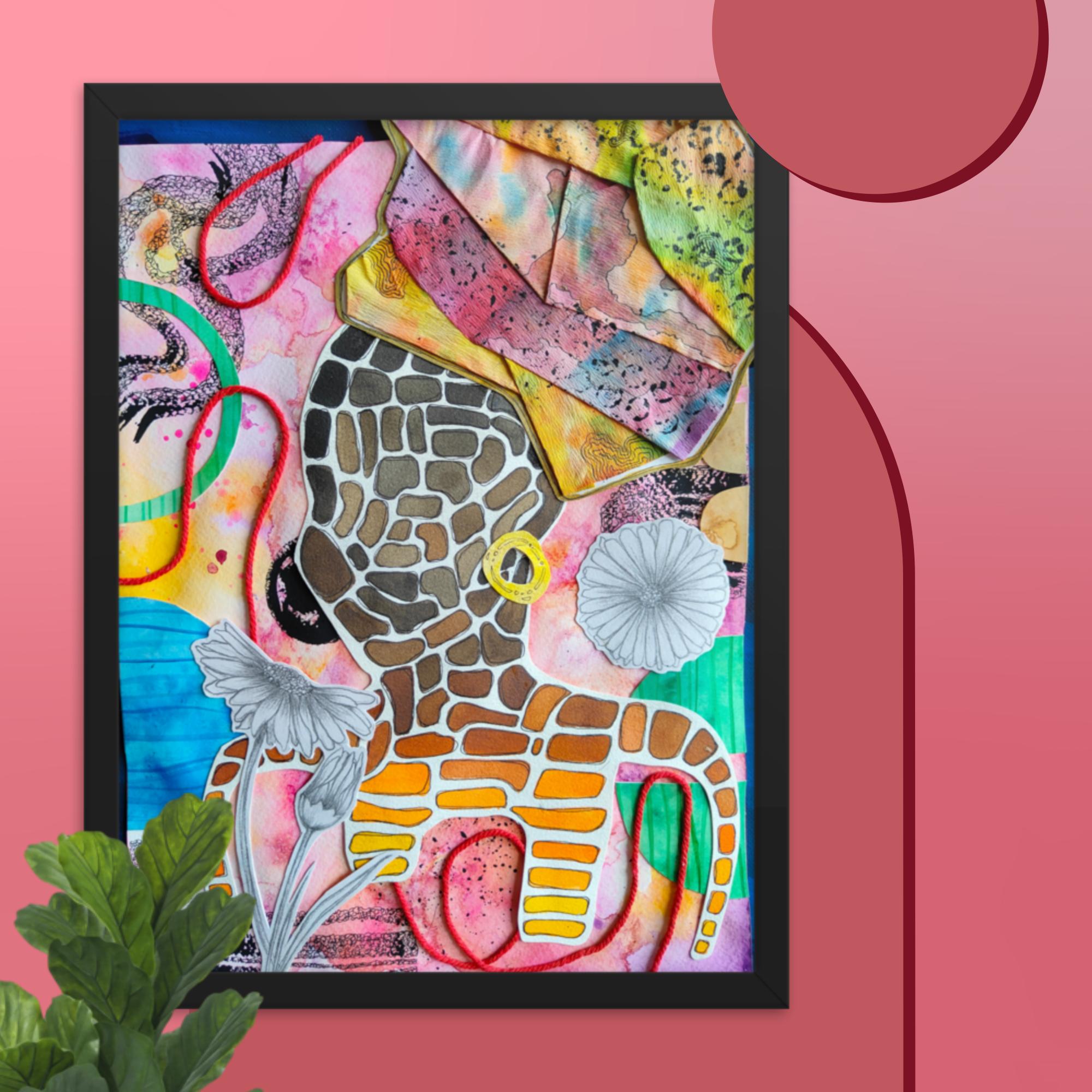 Amazing Grace - Mixed Media Poster Print