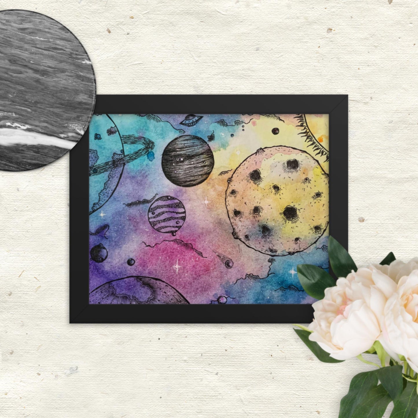 Come Back to Me (Cosmos) - Framed Poster Print