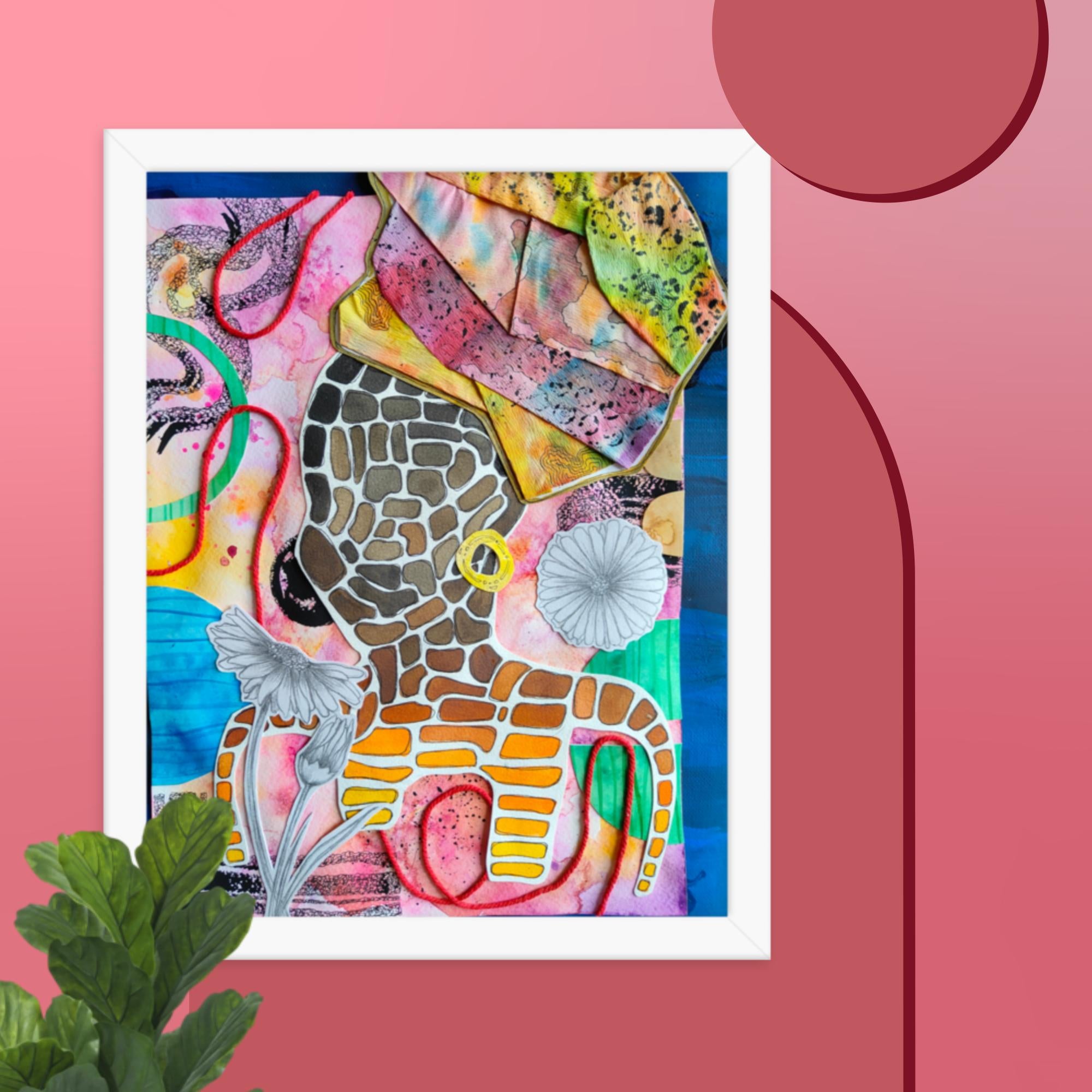 Amazing Grace - Mixed Media Poster Print