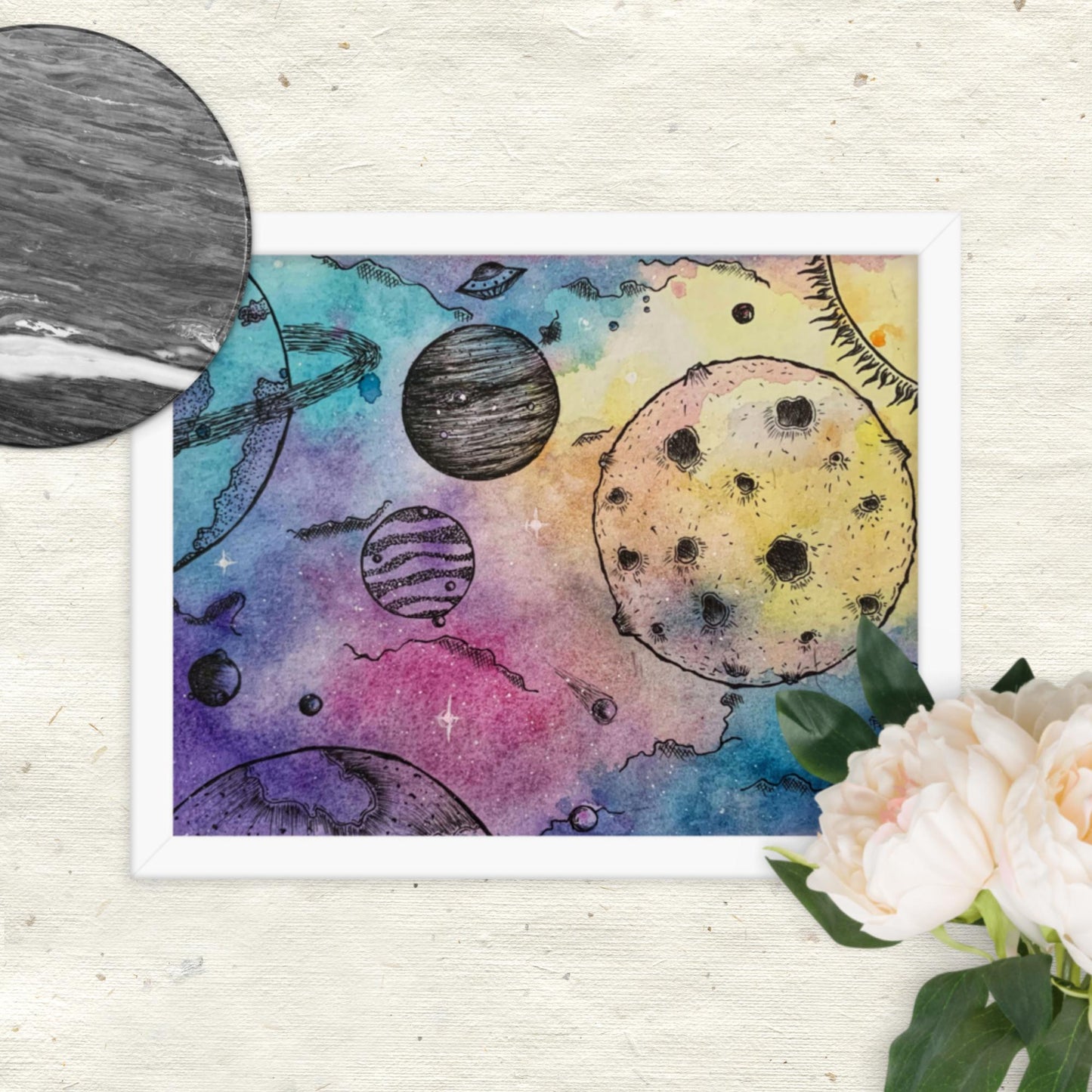 Come Back to Me (Cosmos) - Framed Poster Print