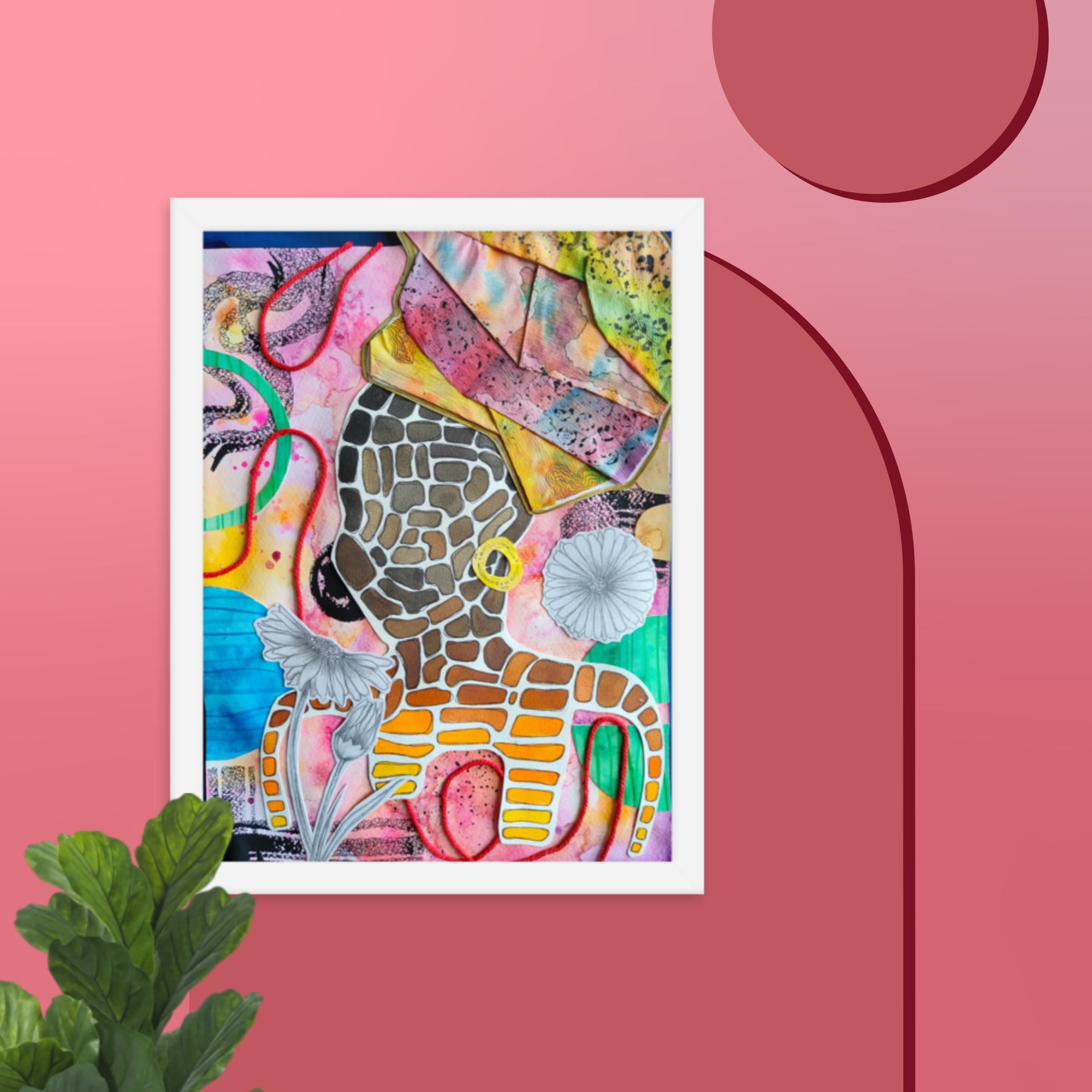Amazing Grace - Mixed Media Poster Print