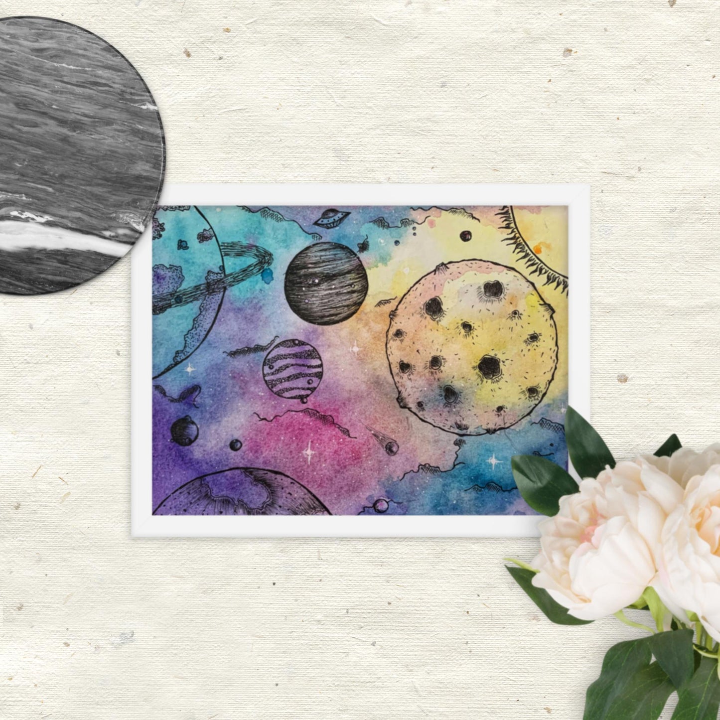 Come Back to Me (Cosmos) - Framed Poster Print