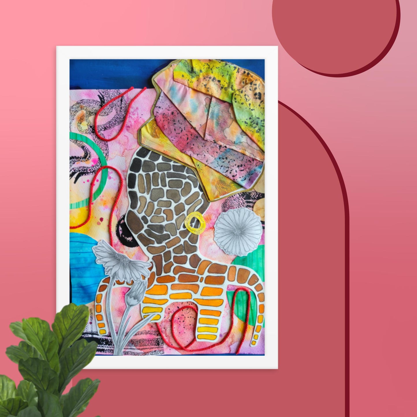 Amazing Grace - Mixed Media Poster Print