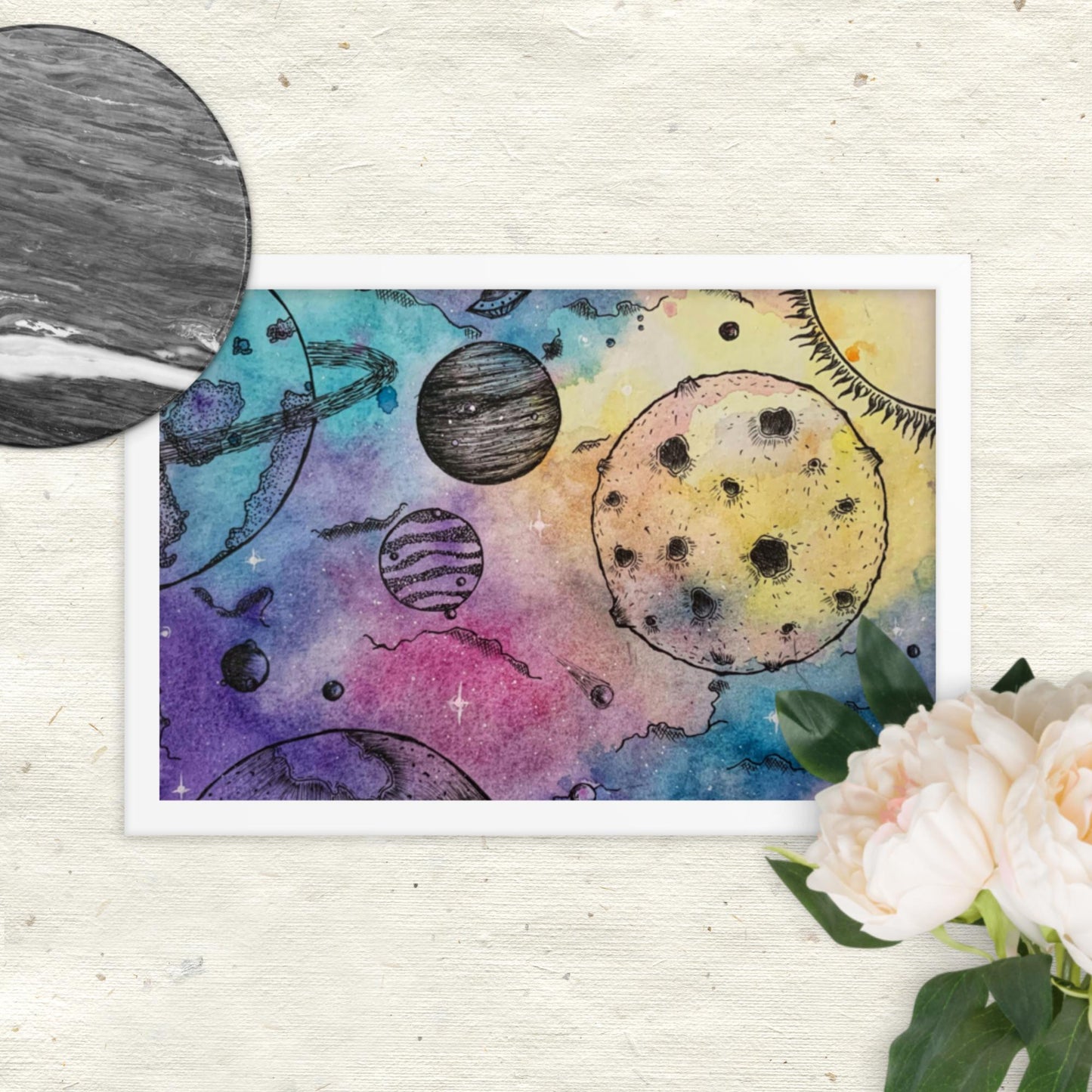 Come Back to Me (Cosmos) - Framed Poster Print