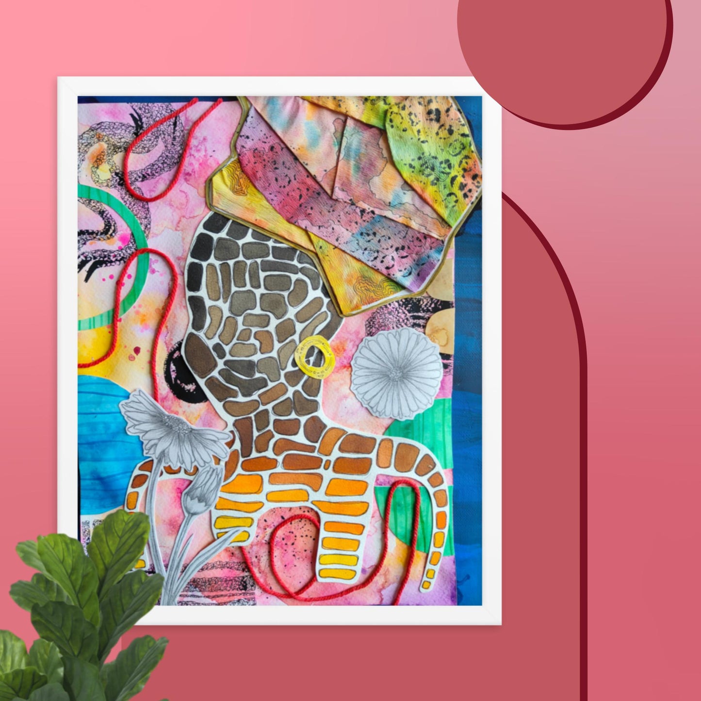 Amazing Grace - Mixed Media Poster Print