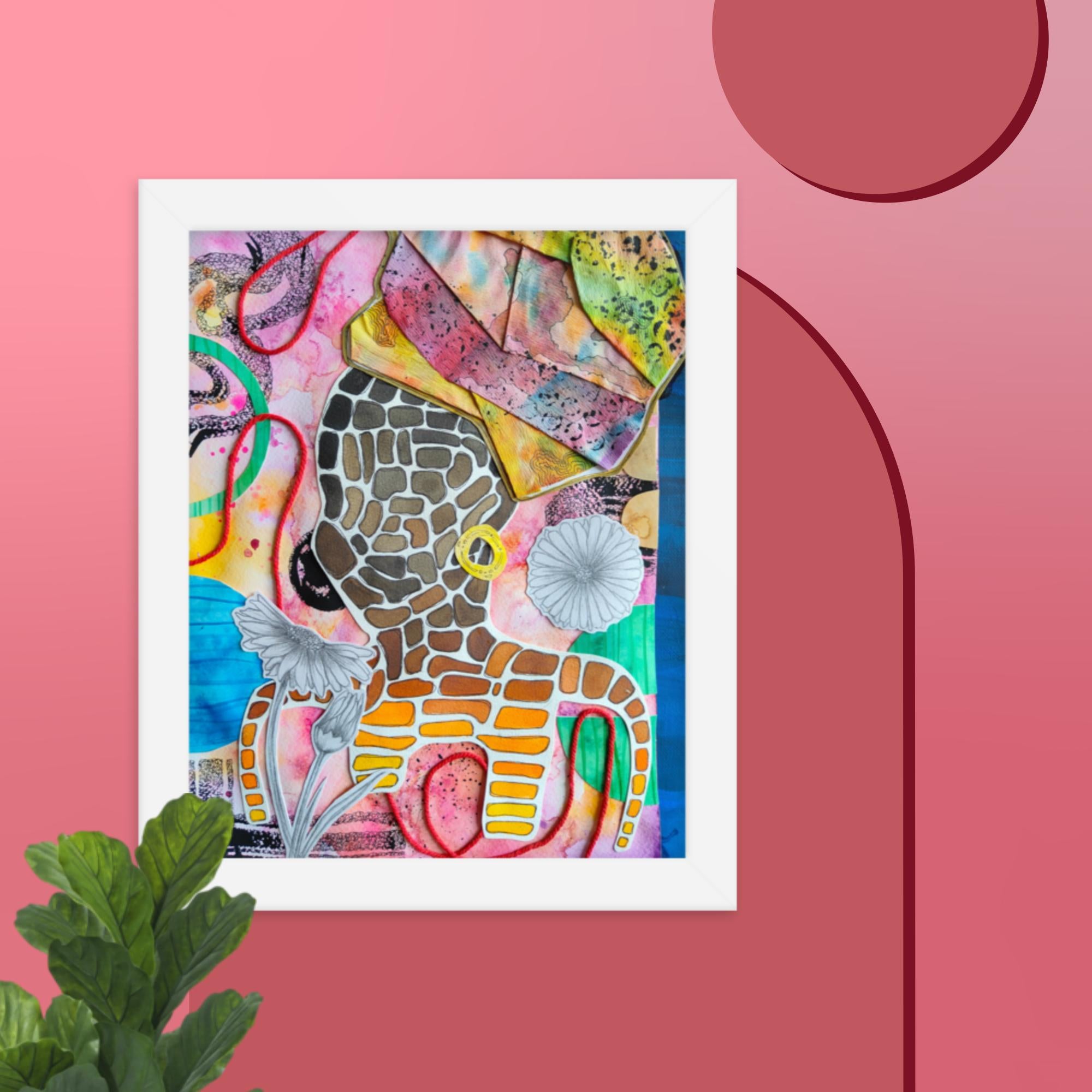 Amazing Grace - Mixed Media Poster Print