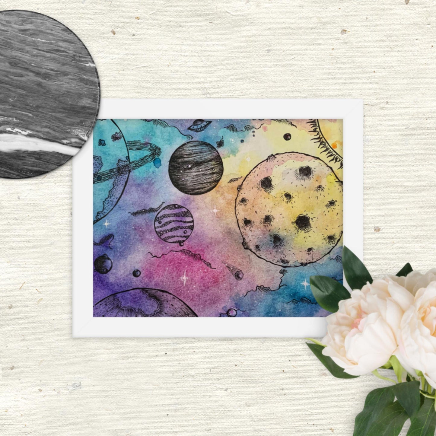 Come Back to Me (Cosmos) - Framed Poster Print