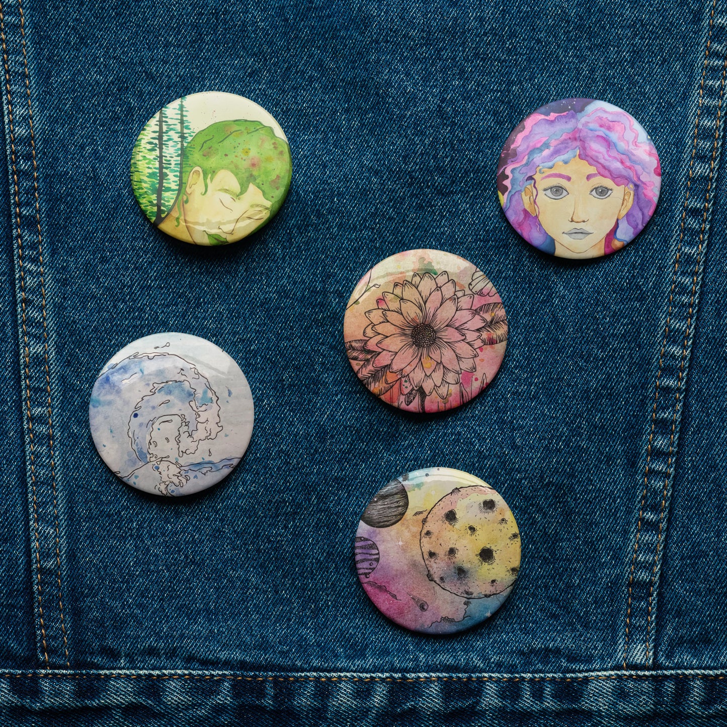 The Truth About Her - Pin Buttons Variety Pack